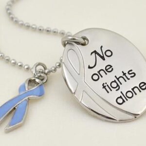 No One Fights Alone® Necklace w/ Ribbon Charm