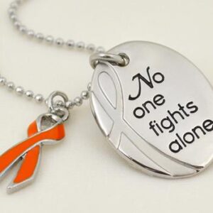No One Fights Alone® Necklace w/ Ribbon Charm