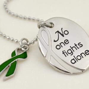 No One Fights Alone® Necklace w/ Ribbon Charm