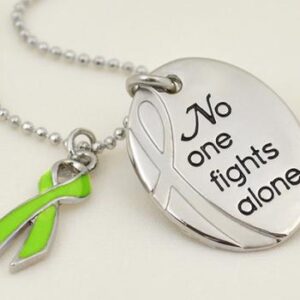 No One Fights Alone® Necklace w/ Ribbon Charm