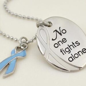 No One Fights Alone® Necklace w/ Ribbon Charm