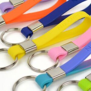 No One Fights Alone® Silicone Keychain