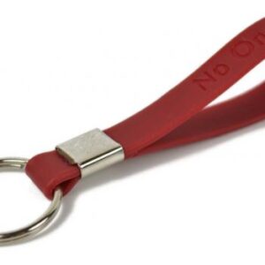 No One Fights Alone® Silicone Keychain