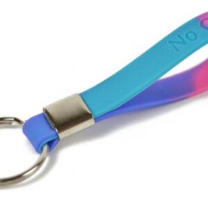 No One Fights Alone® Silicone Keychain