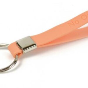 No One Fights Alone® Silicone Keychain