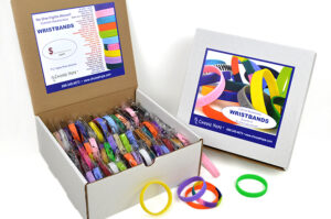 image showing our Cancer Sucks® Wristband Box of 50