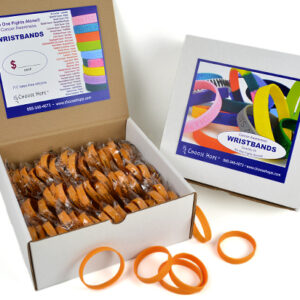 image showing our Cancer Sucks® Wristband Box of 50