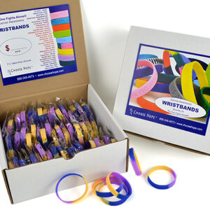 image showing our Cancer Sucks® Wristband Box of 50