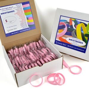 image showing our Cancer Sucks® Wristband Box of 50