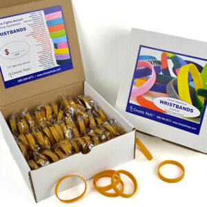 image showing our Cancer Sucks® Wristband Box of 50