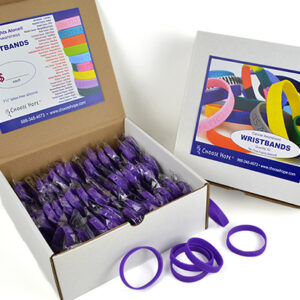 image showing our Cancer Sucks® Wristband Box of 50