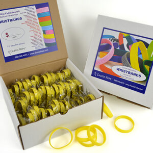 image showing our Cancer Sucks® Wristband Box of 50