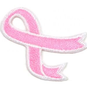This image shows our Cancer Awareness Ribbon Applique in 6 different ribbon colors