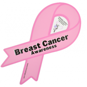 Mini Ribbon Awareness Magnet collection featuring multiple cancer ribbon colors