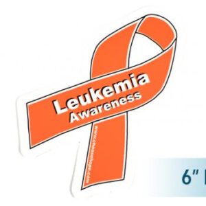 image showing a group photo of our 6 inch Peel-and-stick Cancer Ribbon Awareness Decals