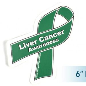 image showing a group photo of our 6 inch Peel-and-stick Cancer Ribbon Awareness Decals