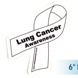 image showing a group photo of our 6 inch Peel-and-stick Cancer Ribbon Awareness Decals