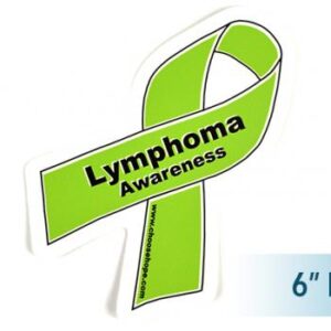image showing a group photo of our 6 inch Peel-and-stick Cancer Ribbon Awareness Decals