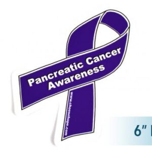 image showing a group photo of our 6 inch Peel-and-stick Cancer Ribbon Awareness Decals
