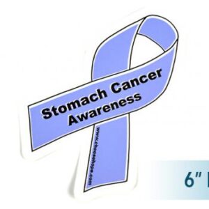 image showing a group photo of our 6 inch Peel-and-stick Cancer Ribbon Awareness Decals