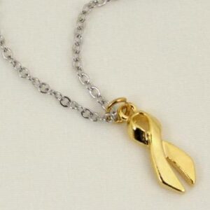 Ribbon Charm Necklace
