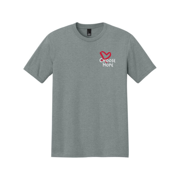 Choose Hope Tri-Blend T-Shirt in Heather Grey