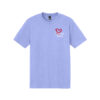 image showing our Choose Hope® Tri-Blend T-shirt in soft lilac featuring the Choose Hope logo printed on the front left chest of the shirt